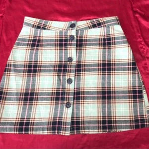 Rutig Minikjol  - Rutig minikjol från monki 