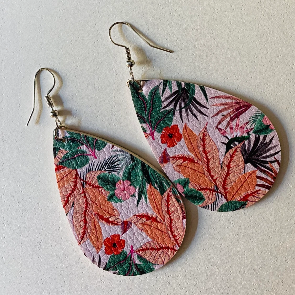 Handgjorda blommiga örhängen ❤️ - 90