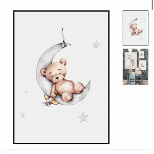 Helt nya poster  - Säljer 2 super söta posters köpta på Poster store. Inte ens öppnade.super skick. Passar perfekt till barnrummet.                Nypris 149:- st                                                                              Mitt pris 100:- för båda 