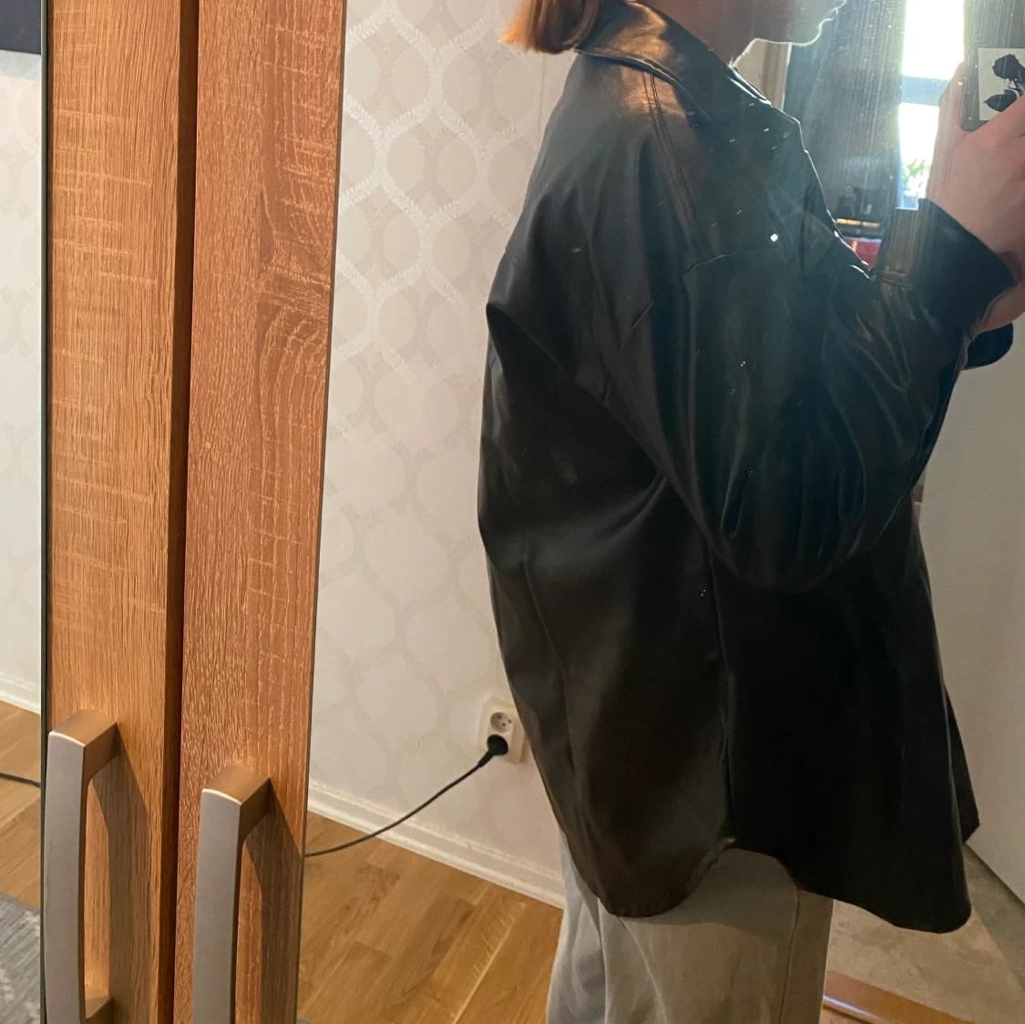 Läderjacka i strl 38 - 90