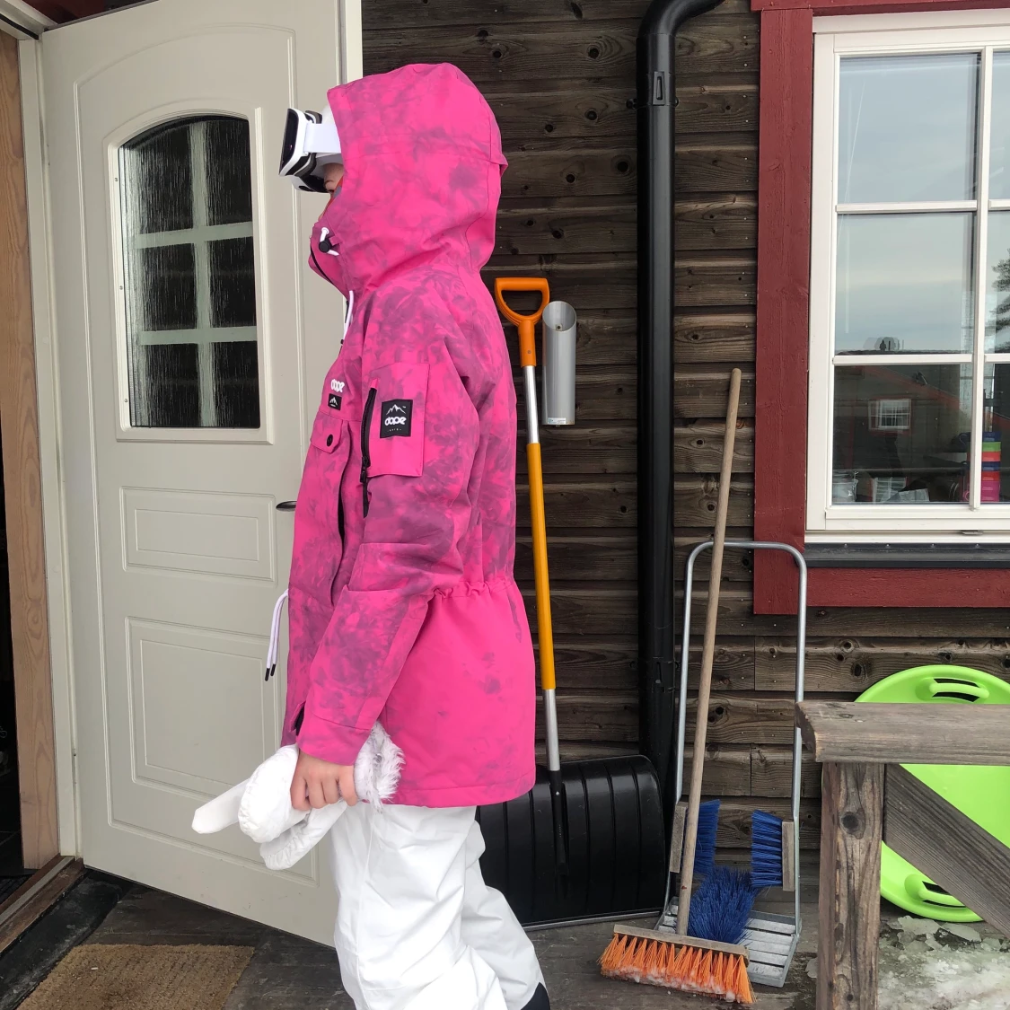 Rosa dope skidjacka - 90
