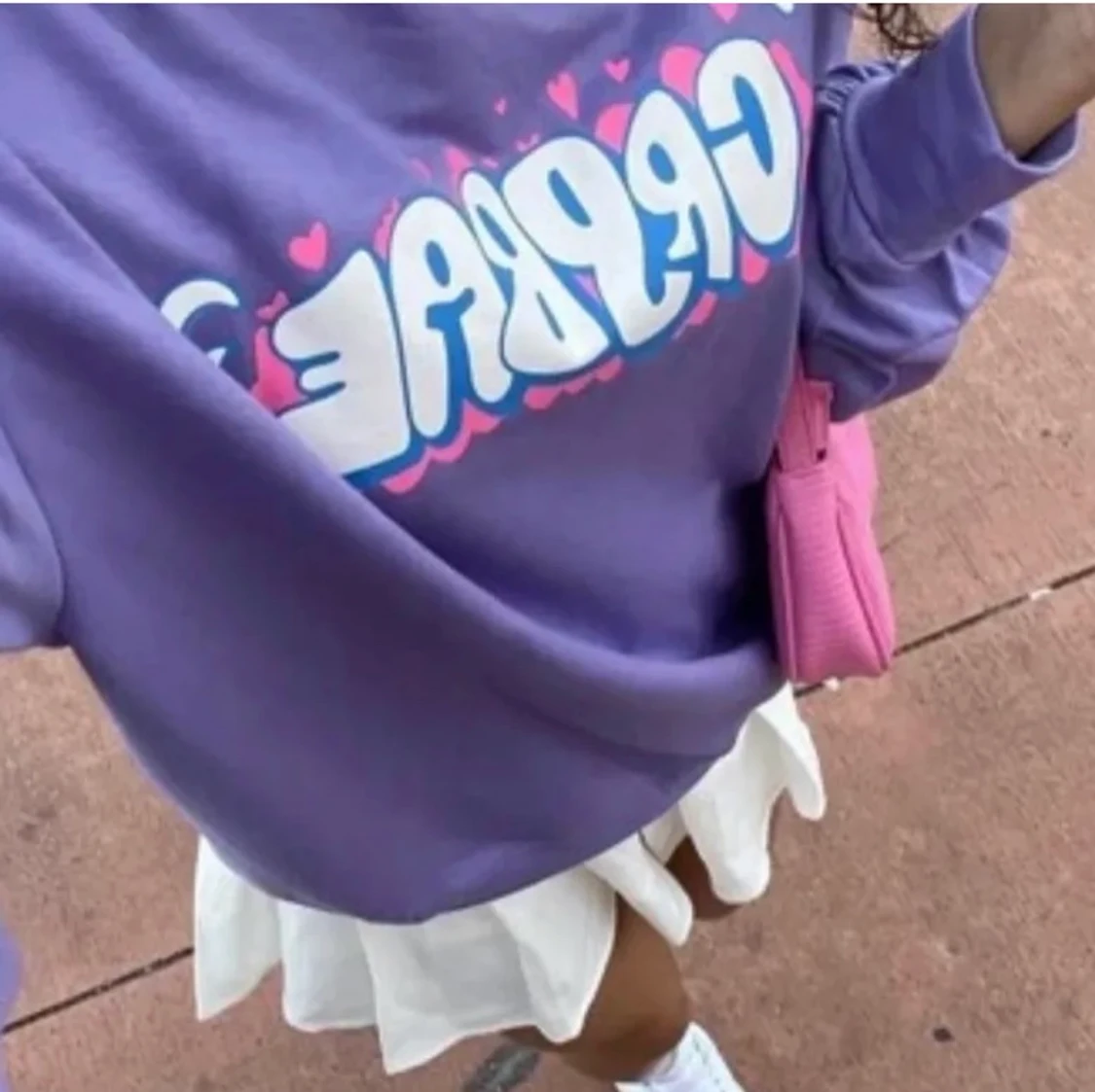 Rosa axelbandsväska - 91