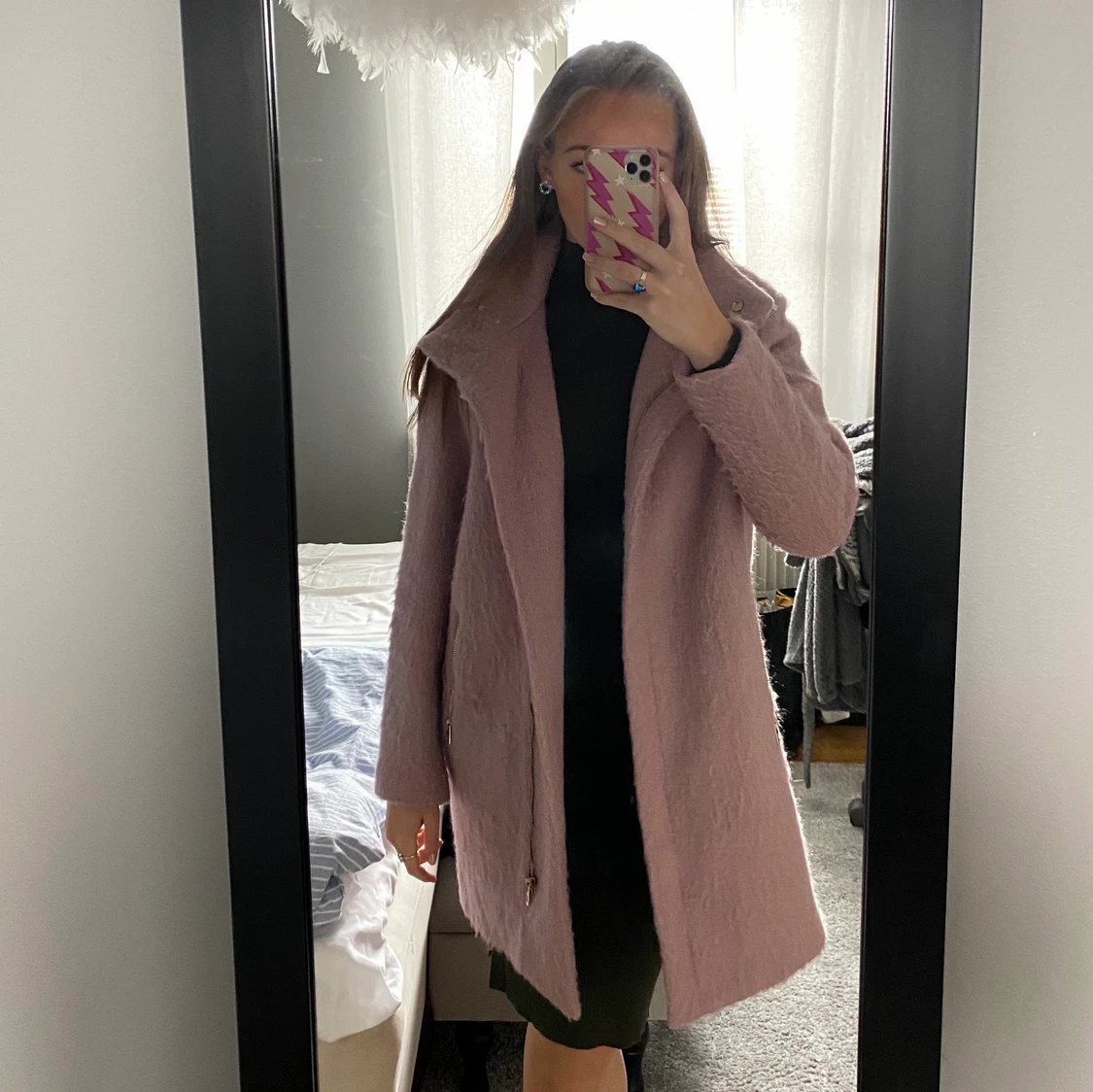 Gammaldags rosa jacka