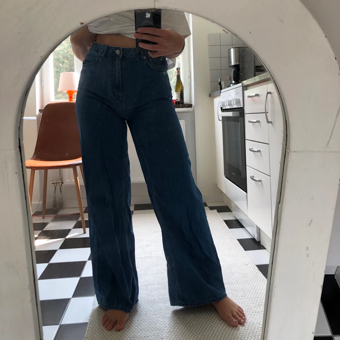 Mörkblå jeans