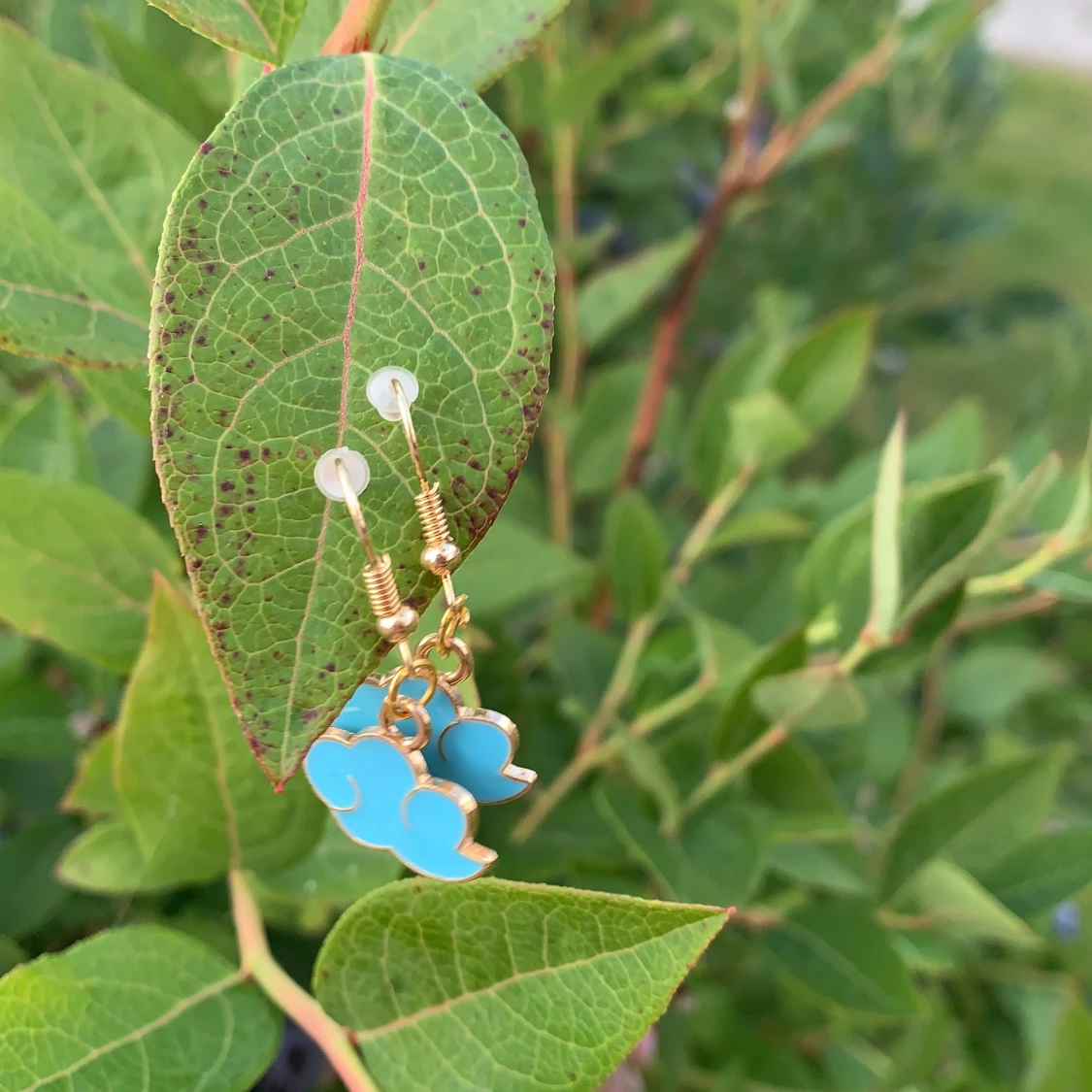 Blåa moln örhängen - 91