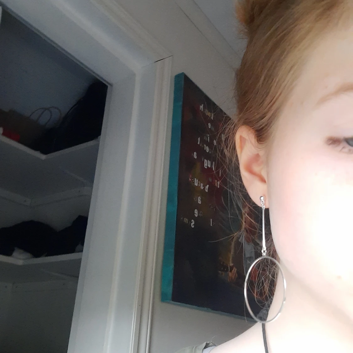 Silvriga örhängen - 91