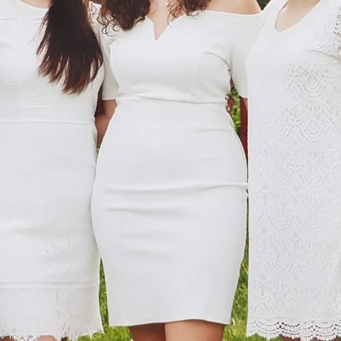 Figurnära klänning