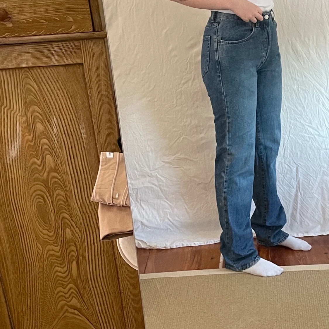 Mörkblåa jeans från crocker 