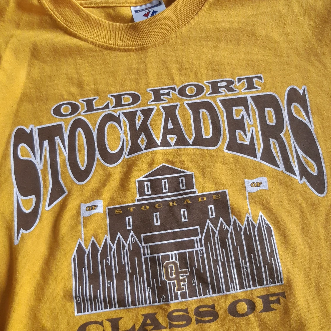 Gul T-shirt Old Fort Stockaders - 90