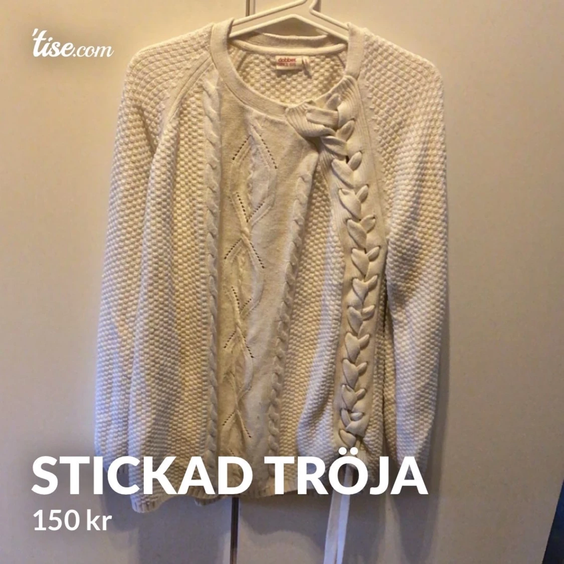 Stickad tröja