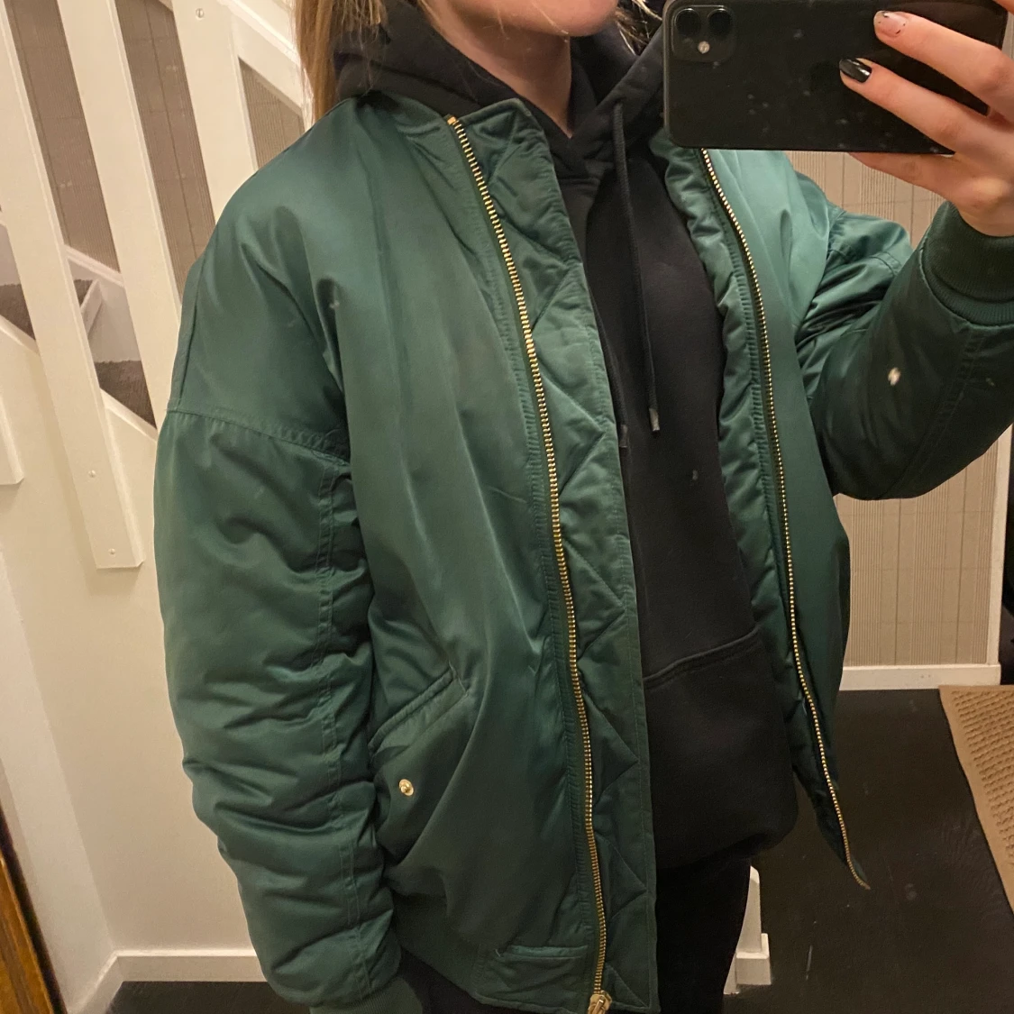 Grön Bomberjacka - 90