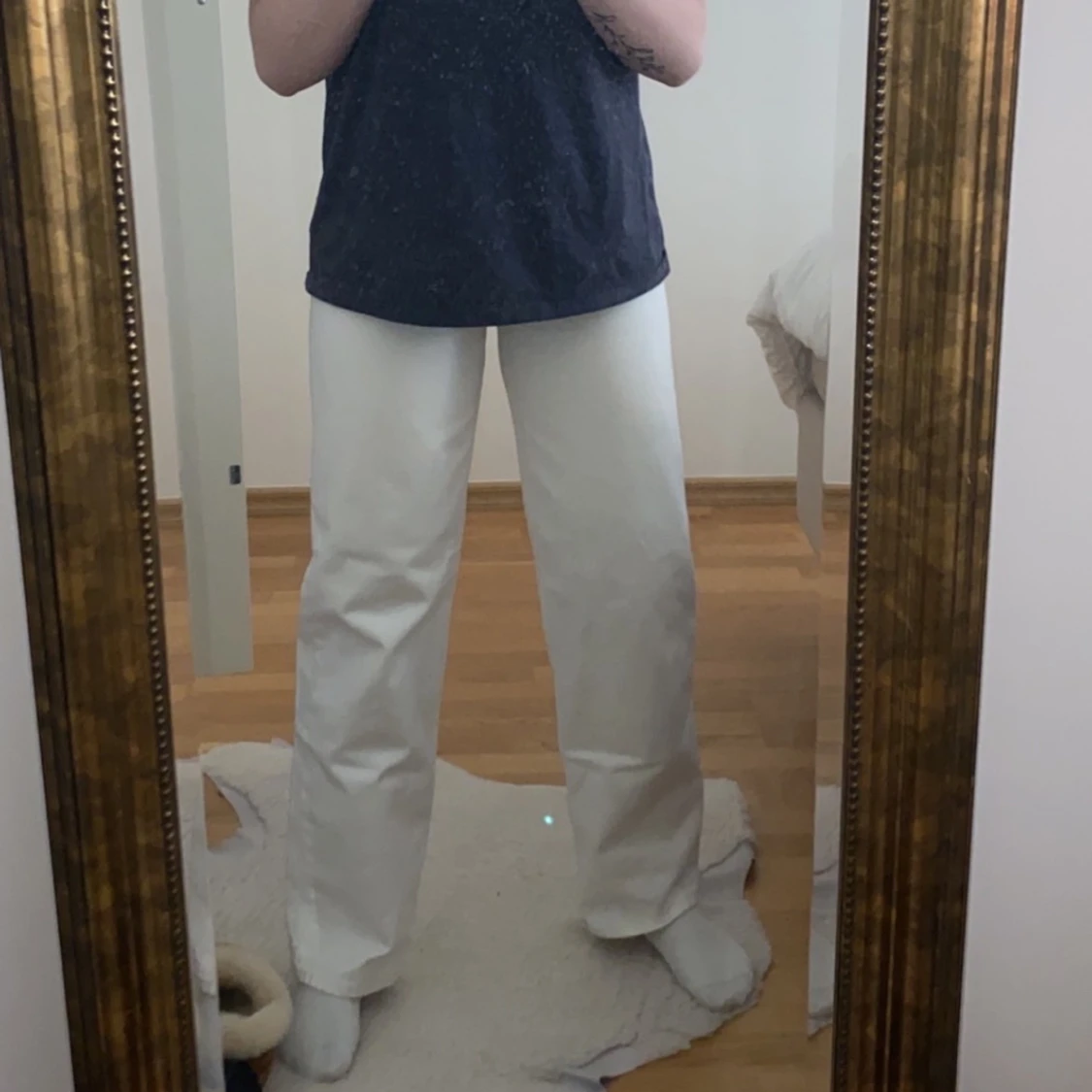 Vita jeans från Weekday  - 90