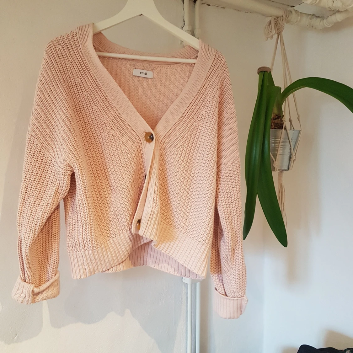 Pink chunky knit - 90