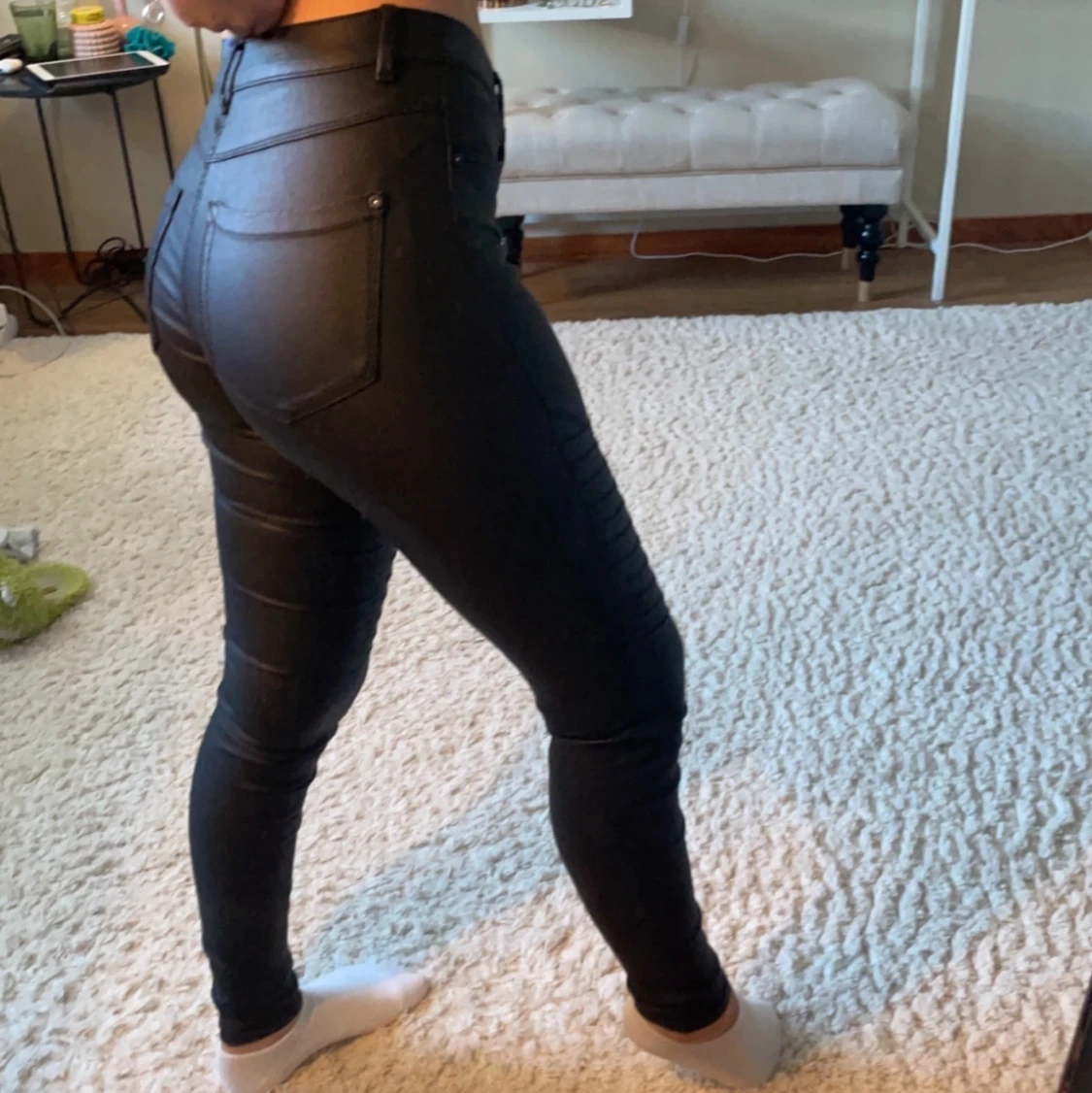 Läderjeans, ONLY - 90