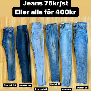 Jeans - Dom i storlek 38 är sålda, men resan finns kvar! :)