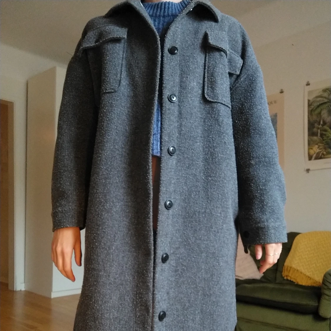 Grå kappa Nelly 34 - 91