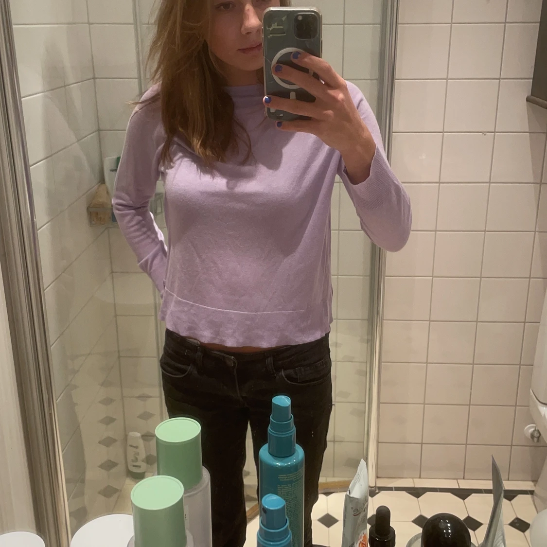 Långärmad tröja zara