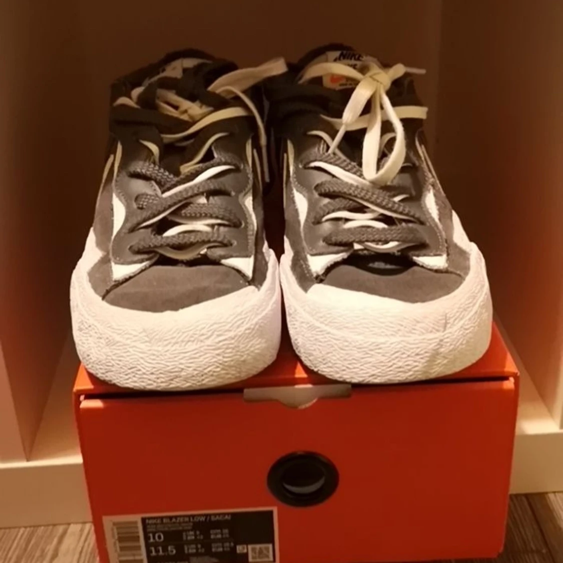 Nike x Sacai Blazer Low iron grey