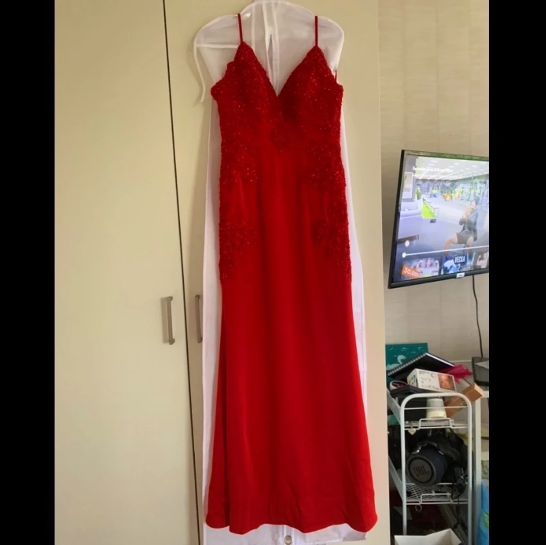 Röd Balklänning  - 90