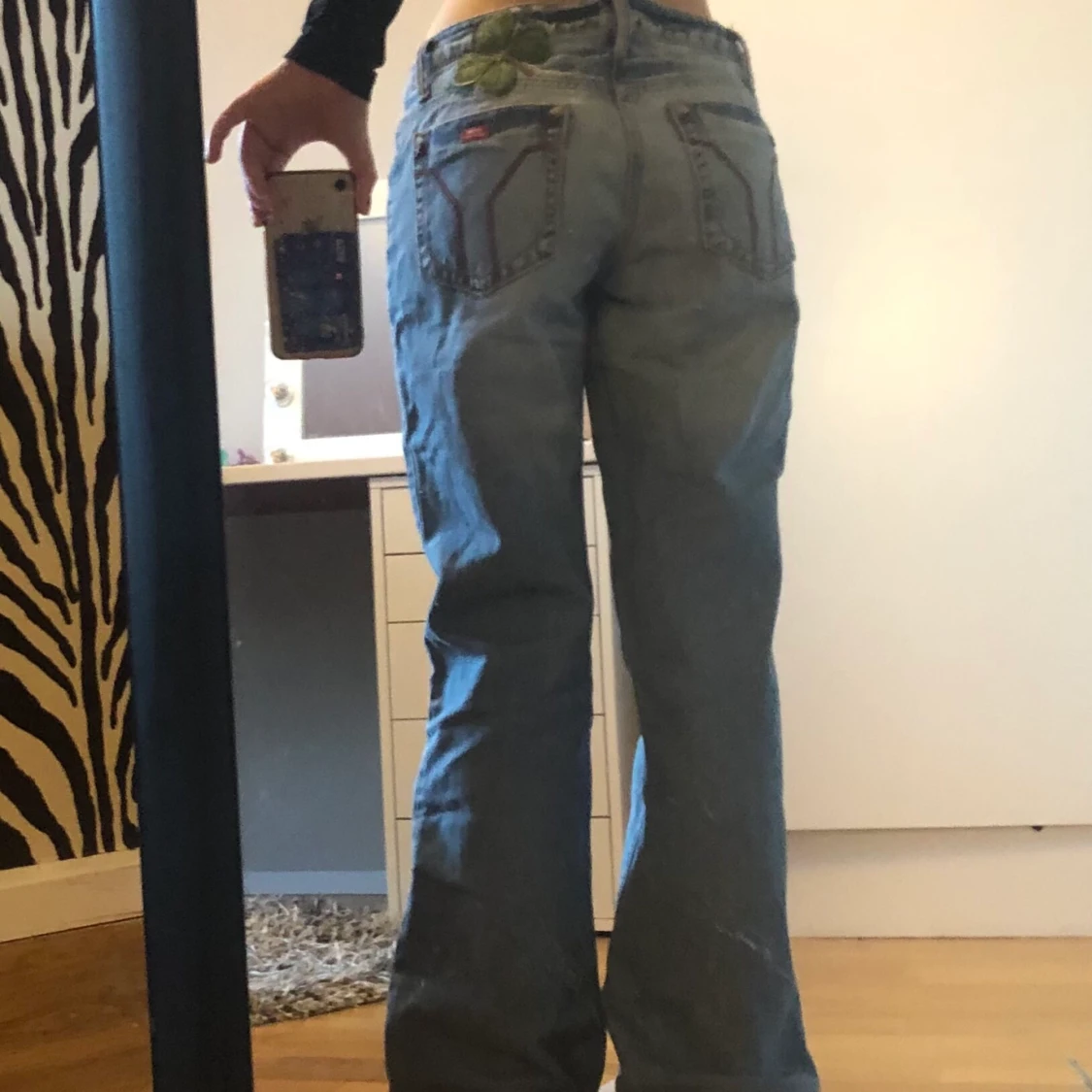 Lågmidjade bootcuts - 90