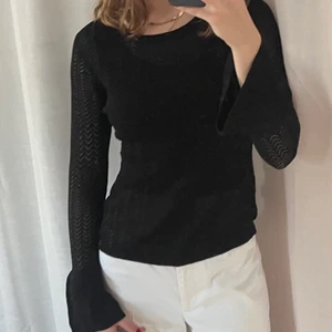 Stickad tröja - Så söt! Vida långa ärmar👌🏼👌🏼