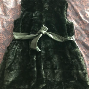 Svart väst Jacka  - Säljer min svarta plälsväst använt två gången,den är jätte fin men inte min stil just Darför vill jag sälja den köpte den  för 500kr.du står för frakten