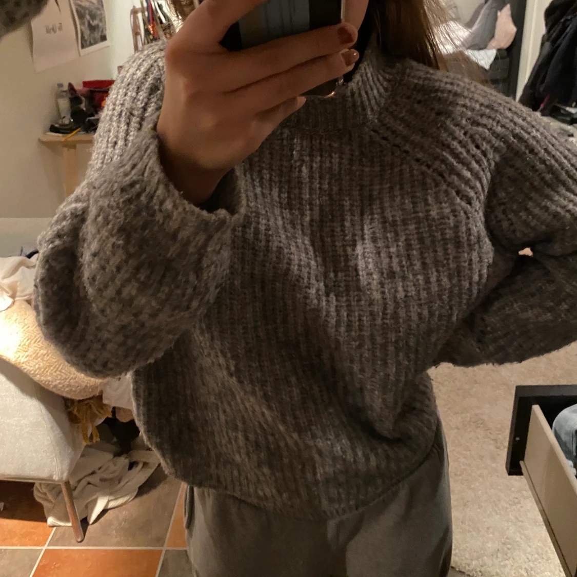 Stickad tröja - 90