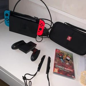 Nintendo switch - Säljer nu mitt Nintendo switch, väldigt bra skick och allt på bilden tillkommer💕 Kom privat för fler frågor😊