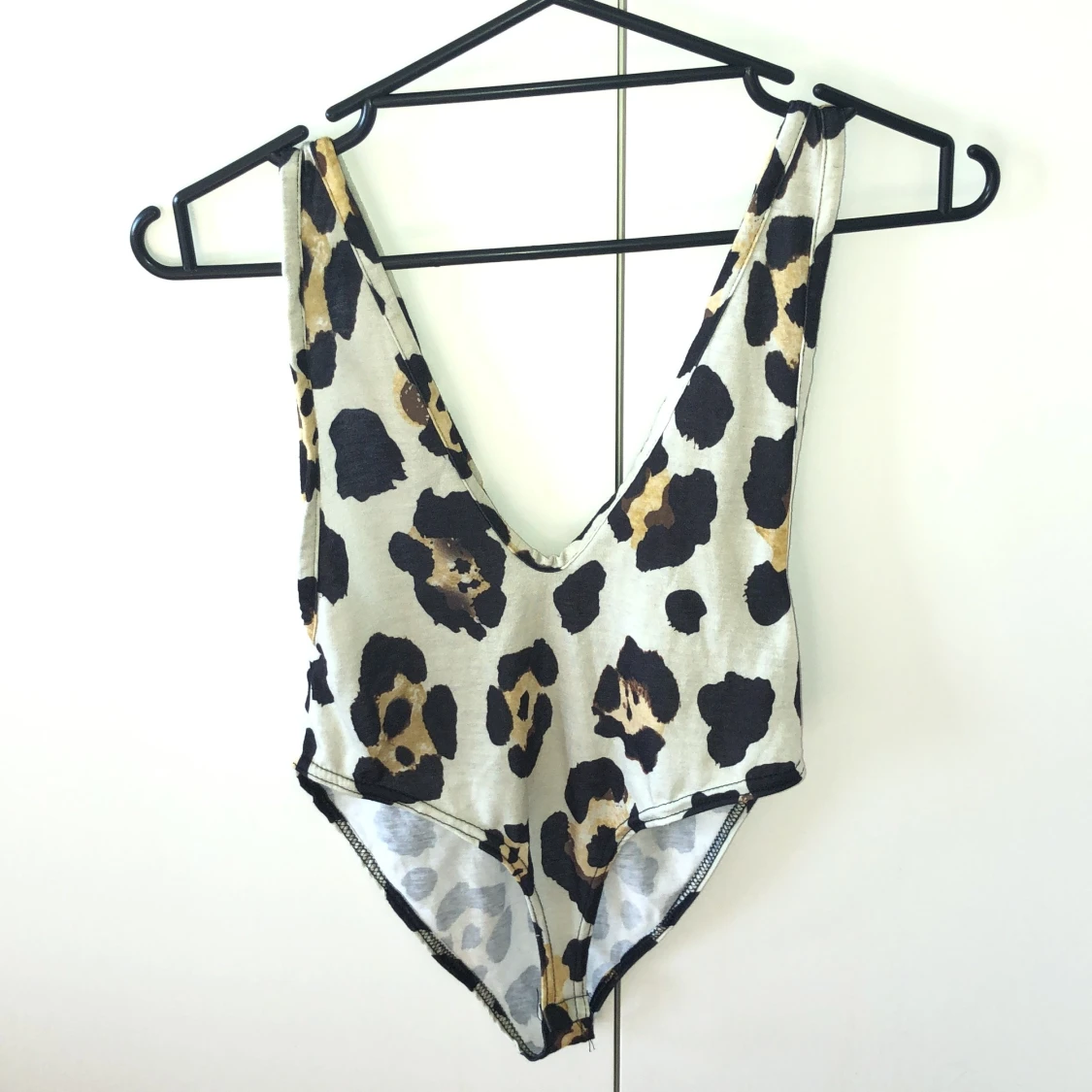 Leopardmönstrad body, strl 6 (34) - 90