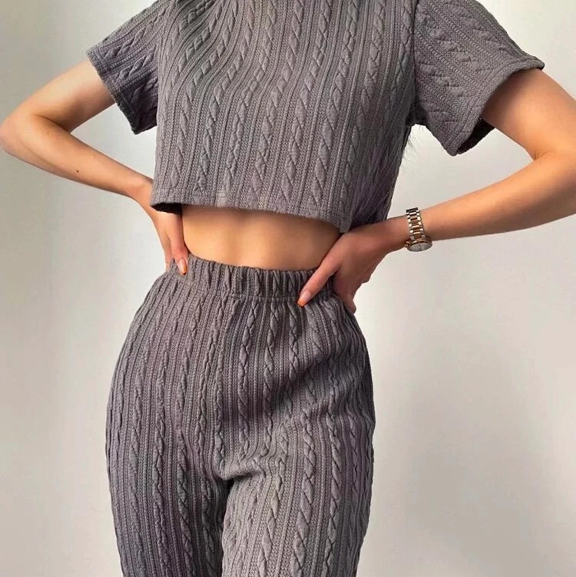 Ribbat mjukisset, storlek S