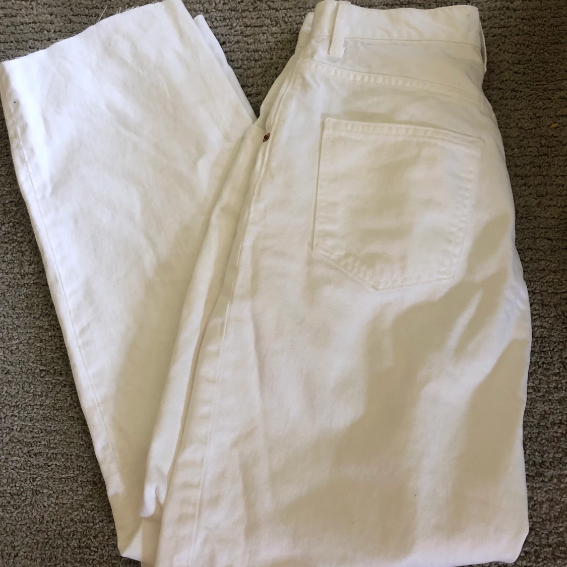 vita jeans från zara strlk 36 - 90