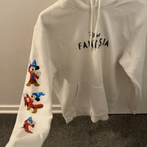 disney hoodie - en disney hoodie som är oanvänd och jätte mysig. hoodien har mickey mouse figurer på båda ärmarna. hoodien är stor i storleken