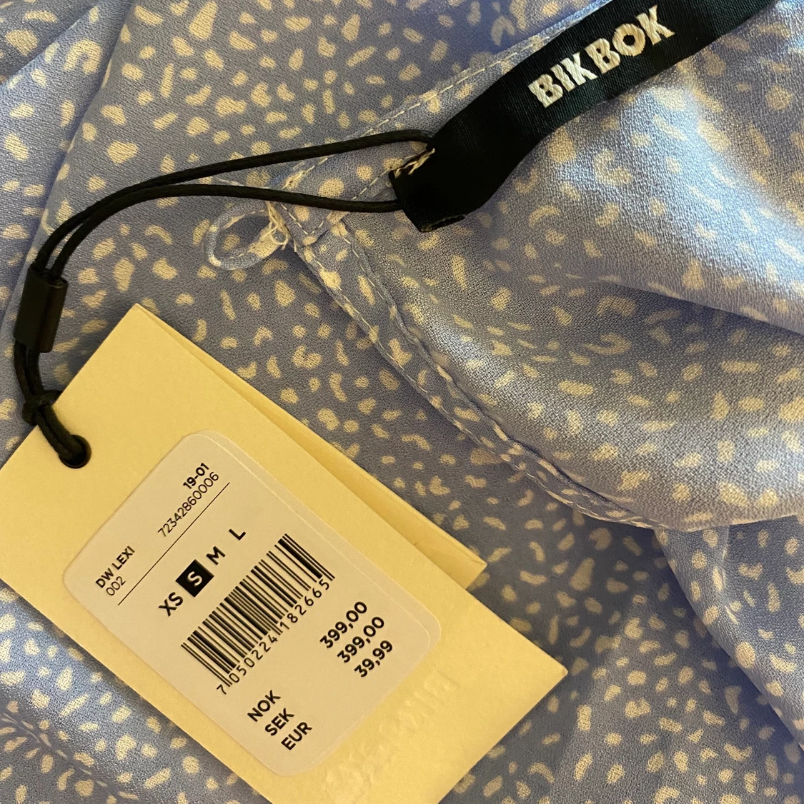 Söt blå klänning - 91