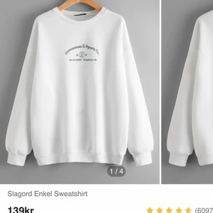Sweatshirt  - Säljer vidare denna fina sweatshirt då den inte kommit till någon användning. Stl XS, och är ganska så oversized på mig som är rätt kort. (Bild 2 är lånad av förra säljaren)
