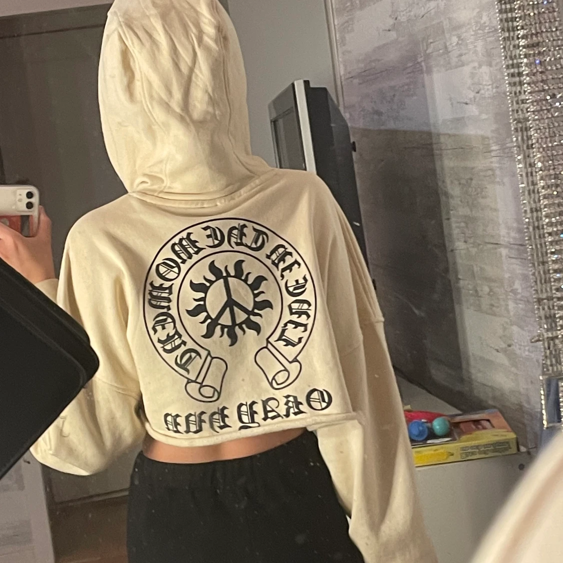Cropped hoodie från hm stl xs - 91