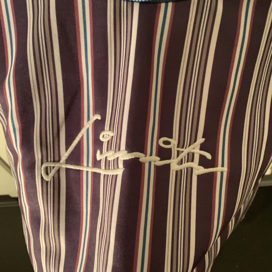 Lila randig sweatshirt - 91