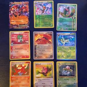 Pokemon kort 18 styck Sällsynta! - 18 stycken pokemon kort som säljes för 300kr, Priset är ej huggt i sten. Köparen står för frakt! Dem är värda mer än vad jag säljer dom för