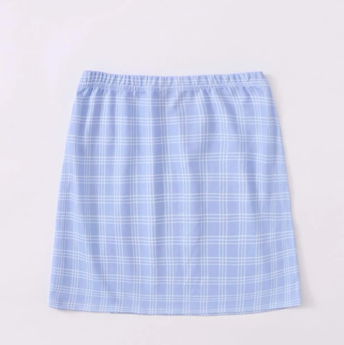 Blå rutig kjol, storlek XS - 91