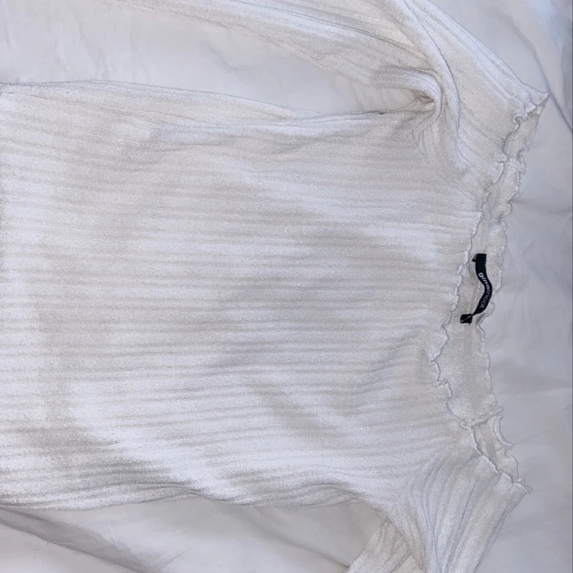 Långärmad crop top - 90