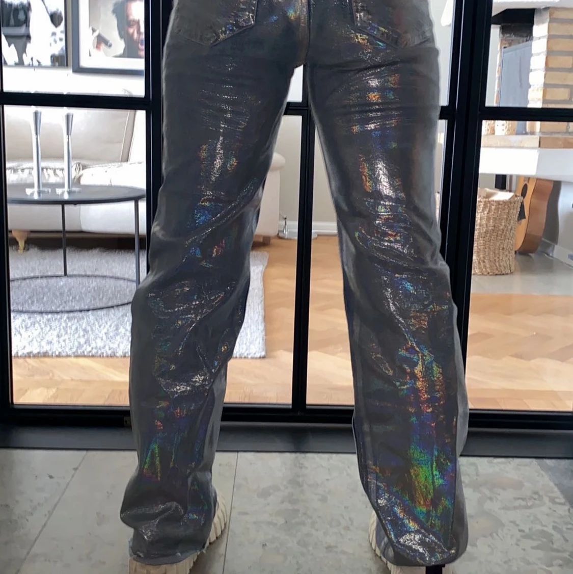 Regnbågsskimrande jeans Zara - 90