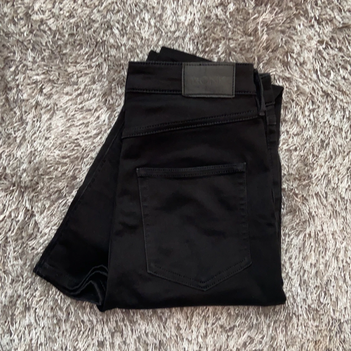 Svarta Slim Jeans  - 90