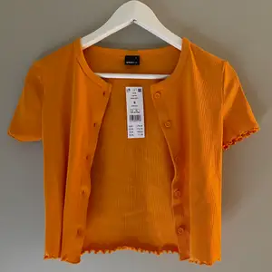En slutsåld orange tröja ifrån Gina Tricot. Oanvänd med lapp kvar i storlek S. Ordinariepris: 179 kr                             Spårbarfrakt är möjlig, meddela om så önskas vid köp.🧡