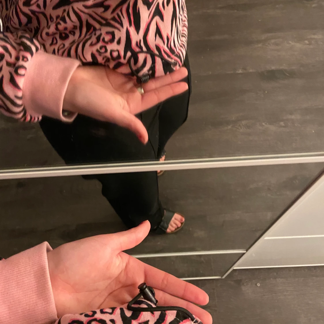 Rosa zebra teöja från H&M - 90