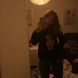 Fashion bear sweatshirt  - Superfin fashion beat sweatshirt, inköpt förra vintern för 400kr. Ballin bear motivet, kan skicka fler bilder på tröjan💕💕 Frakt tillkommer 