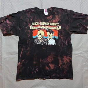 Dropkick Murphys - Rancid Tshirt  - Dropkick Murphys - Rancid Tshirt Large med bleach dye