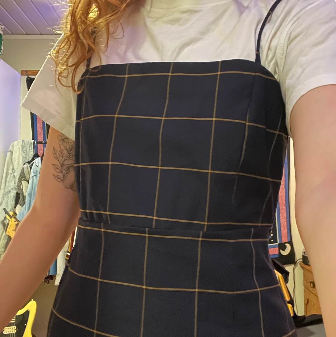 Rutig klänning - 91