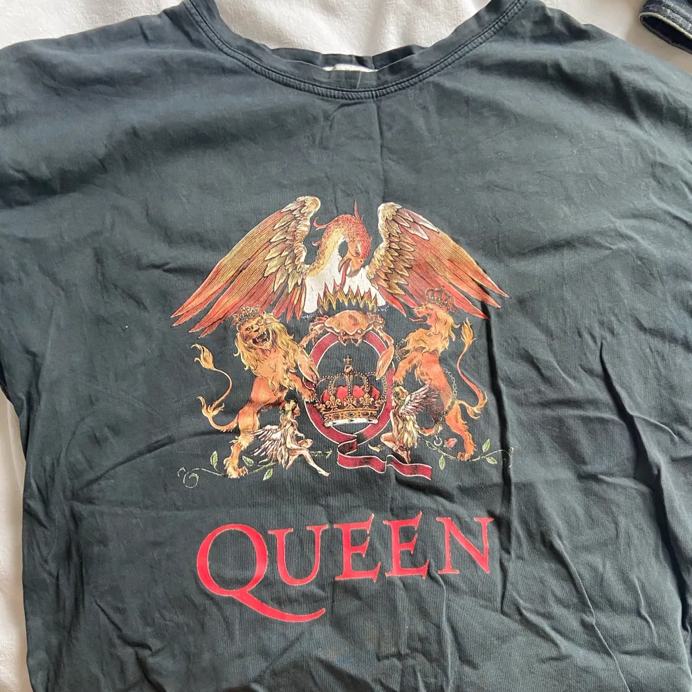 Så ball t shirt som klär upp en outfit! Ser lite vintage ut! Bra kvalitet och as snygg passform! Kan skicka bilder. Queen merch. T-shirts.