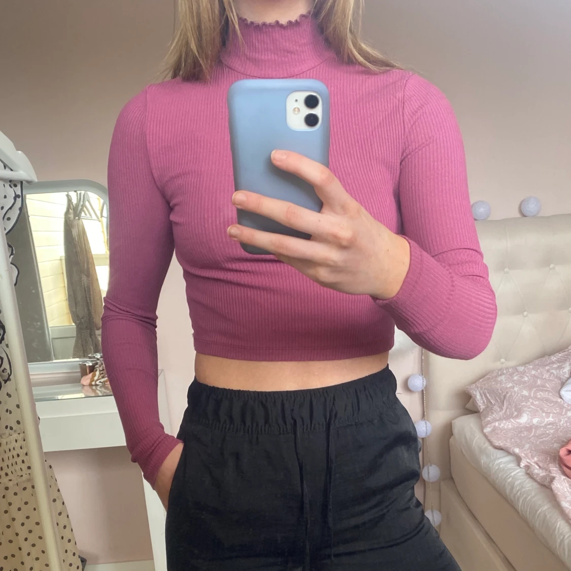 Kroppad polotröja - 90