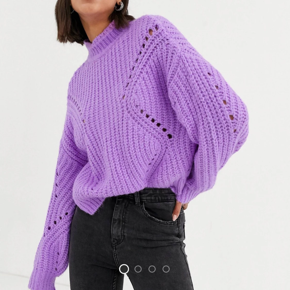 stickad tröja strl S