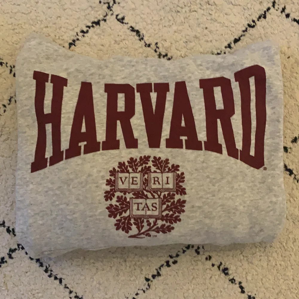 Säljer nu min älskade Harvard Hoodie🥲 Lite vintage style och köpt på H&M (då de hade ett samarbete med Harvard) för 3 år sedan. Väldigt sparsamt använd, mycket fint skick, inga fläcka eller repor eller skrynkligar. Köparen står för frakten och betalning sker via swish💕 (Pris kan diskuteras). Hoodies.